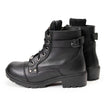Milwaukee Leather MBL9328 Women's Black Premium Leather Lace-Up Motorcycle Riding Boots w/ Inside Zipper