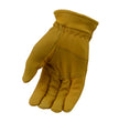 Milwaukee Leather Men's Deerskin Leather Gloves - Yellow, Lined, Lightweight, Elastic Wrist - MG7542