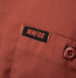 MMCC Men's Orange Super Duty Mechanic Button Up Shirt - 2 Chest Pockets - Microfiber Panel - MDM11627