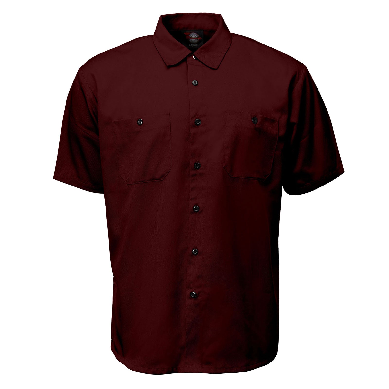 Milwaukee Motorcycle Clothing Co. Men's Super Duty Burgundy Mechanic Shirt