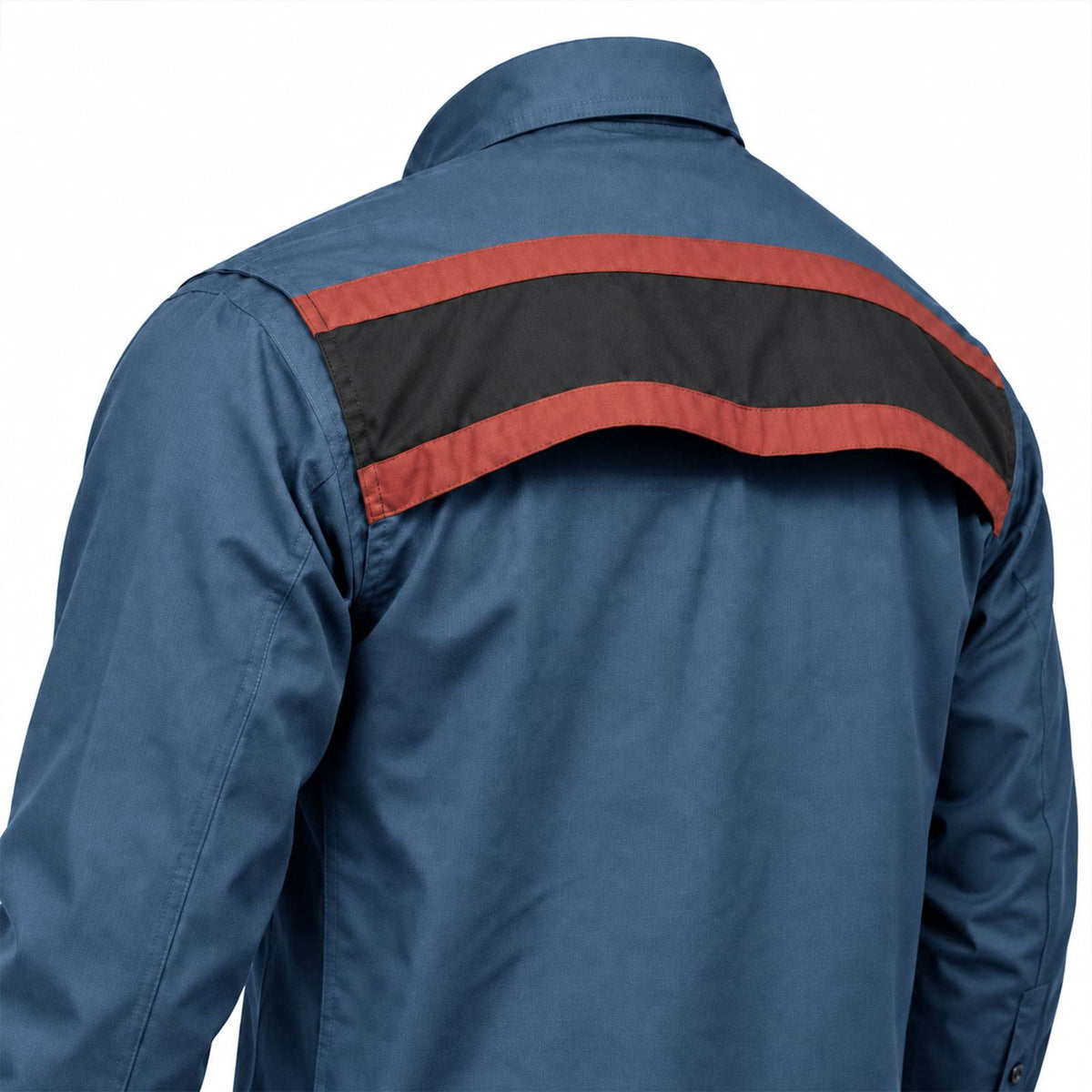MMCC Men's Shift Crew Long Sleeve Vented Mechanic Shop Shirt - MMC16153