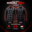 Milwaukee Motorcycle Clothing Co. Men's Reversible Plaid Flannel Shirt