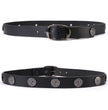 Milwaukee Leather Men's Black 12 Gauge Shell Leather Belt, MP7111