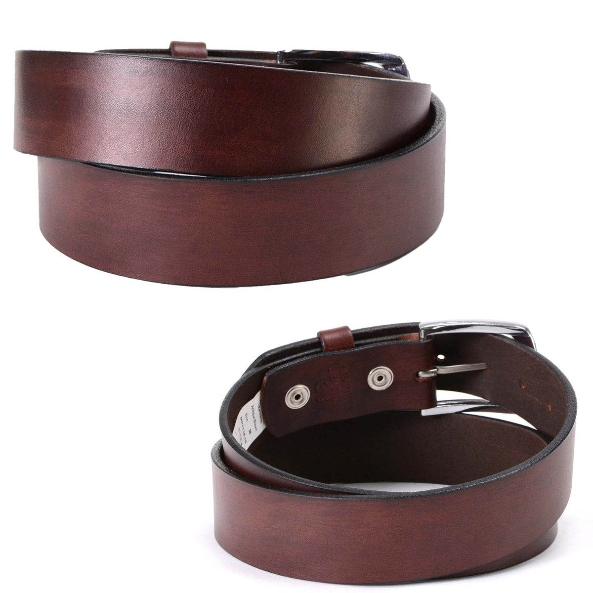 Milwaukee Leather Men's Brown Classic Leather Belt, MP7118