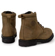 Milwaukee Leather MBL9323 Women's Premium Crazy Horse Vintage Brown Leather Lace-Up Motorcycle Riding Boots