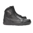Milwaukee Leather Men's Black Leather Diamond Patterned Reinforced Street Biker Riding Shoes w/ Ankle Support - MBM9104