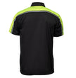 Milwaukee Motorcycle Clothing Co. Men’s Blk/Green Mechanic Work Shirt – w / Reflective Strip, Rider‑Built MDM11604