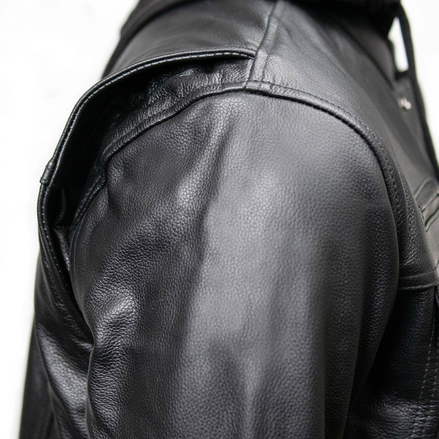 Milwaukee Leather Men's Leather Shirt Jacket with Removable Hoodie and Patch Access - MLM1614