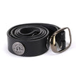 Milwaukee Leather Men's Black 12 Gauge Shell Leather Belt, MP7111