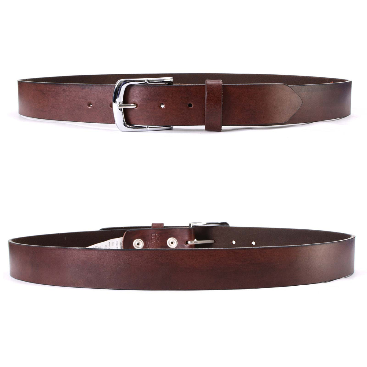 Milwaukee Leather Men's Brown Classic Leather Belt, MP7118