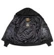 Milwaukee Leather Men's Bare Bones Black Reflective Skull CE Armored Riding Hoodie, Shoulder & Elbow Armor - MPM1797