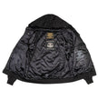 Milwaukee Leather Men's Bare Bones Black Reflective CE Armored Riding Hoodie, Shoulder and Elbow Armor - MPM1798
