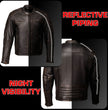 Milwaukee Motorcycle Clothing Co. Men's Brown Leather Jacket, MMC10004