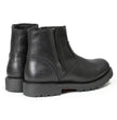 MMCC Men’s Kick Start 7” Black Top Grain Leather Motorcycle Boots - Dual YKK Zippers, Freedom Flex Toe - MBM9009