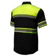 MMCC Men’s Safeway Green/Black Mechanic Rider Ready Shirt w/ Reflective Strip MDM11613