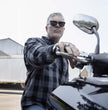 Milwaukee Leather MPM1630 Men's Plaid Flannel Biker Shirt w/ CE Armor - Reinforced w/ Aramid Fibers
