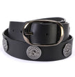 Milwaukee Leather Men's Black 12 Gauge Shell Leather Belt, MP7111