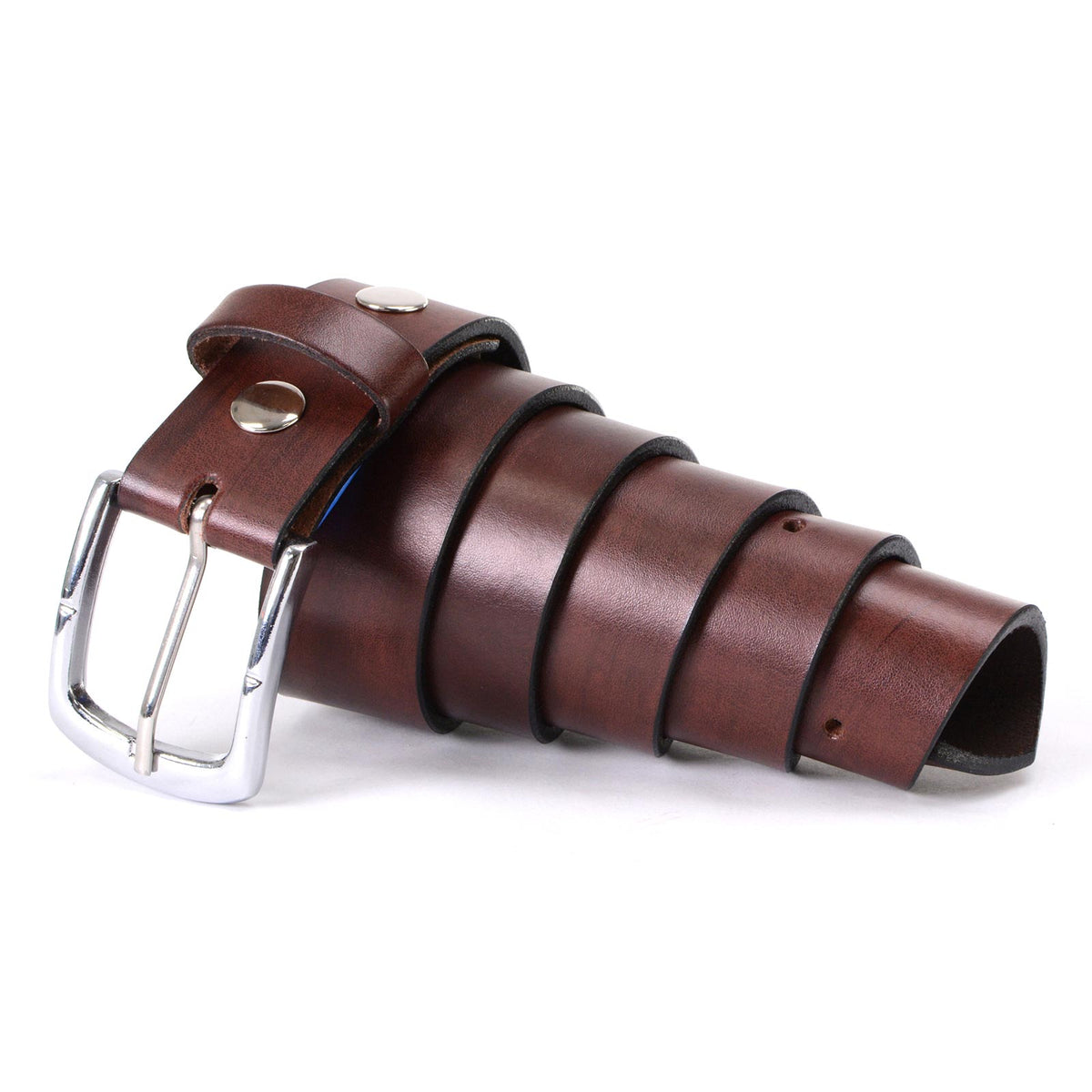 Milwaukee Leather Men's Brown Classic Leather Belt, MP7118
