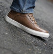 Milwaukee Leather MBM9154 Men's Cognac Leather High-Top Reinforced Street Riding Waterproof Shoes w/ Ankle Support
