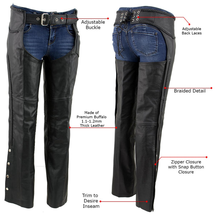 Milwaukee Leather LKM5725 Women&