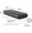 Milwaukee Leather - Nexgen Heat Heated Gear 7.4V 10000mAh Rechargeable Battery Pack w/ Wall Charger-BAS-7410000H