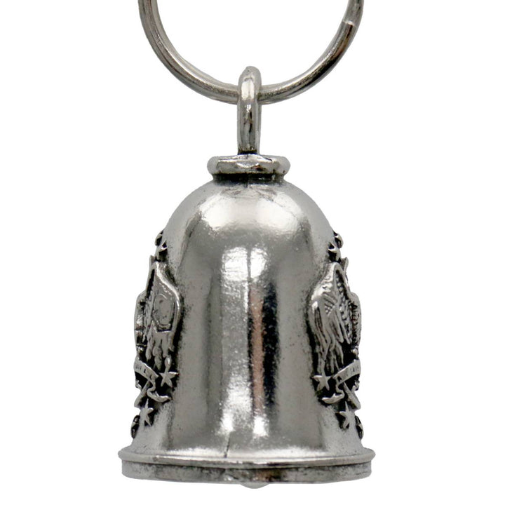 Milwaukee Leather MLB9066 All Gave Some Motorcycle Good Luck Bell w/ Key Ring-Key Chain Accessory for Bikers