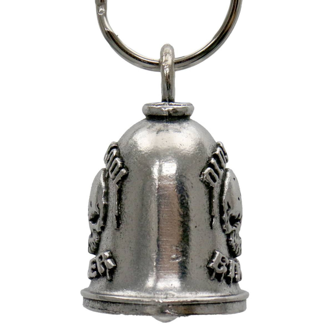 Milwaukee Leather MLB9126 Old School Biker Motorcycle Good Luck Bell w/ Key Ring-Key Chain Accessory for Bikers