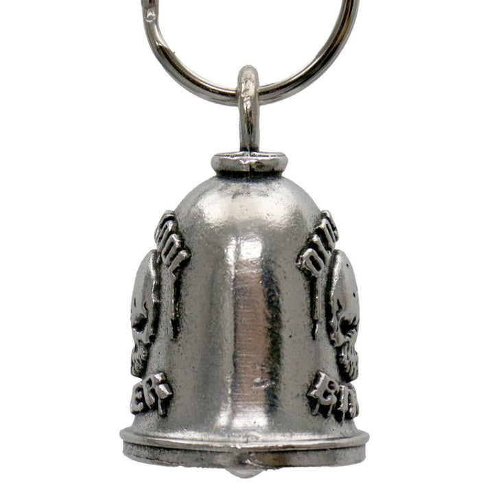 Milwaukee Leather MLB9126 Old School Biker Motorcycle Good Luck Bell w/ Key Ring-Key Chain Accessory for Bikers