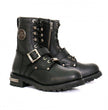 Hot Leathers Women's Iron Rose Black Logger Boots, BTL1001