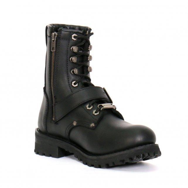 Hot Leathers Women's Iron Rose Black Logger Boots, BTL1001