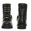 Hot Leathers Women's Iron Rose Black Logger Boots, BTL1001