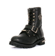 Hot Leathers Women's Iron Rose Black Logger Boots, BTL1001
