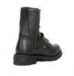 Hot Leathers Women's Iron Rose Black Logger Boots, BTL1001