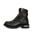 Hot Leathers Women's Double Trouble Black Zipper Boots, BTL1002