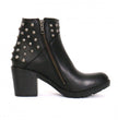Hot Leathers Women's Black Diamond Black Zipper Boots, BTL1003