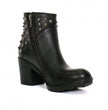 Hot Leathers Women's Black Diamond Black Zipper Boots, BTL1003