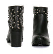 Hot Leathers Women's Black Diamond Black Zipper Boots, BTL1003