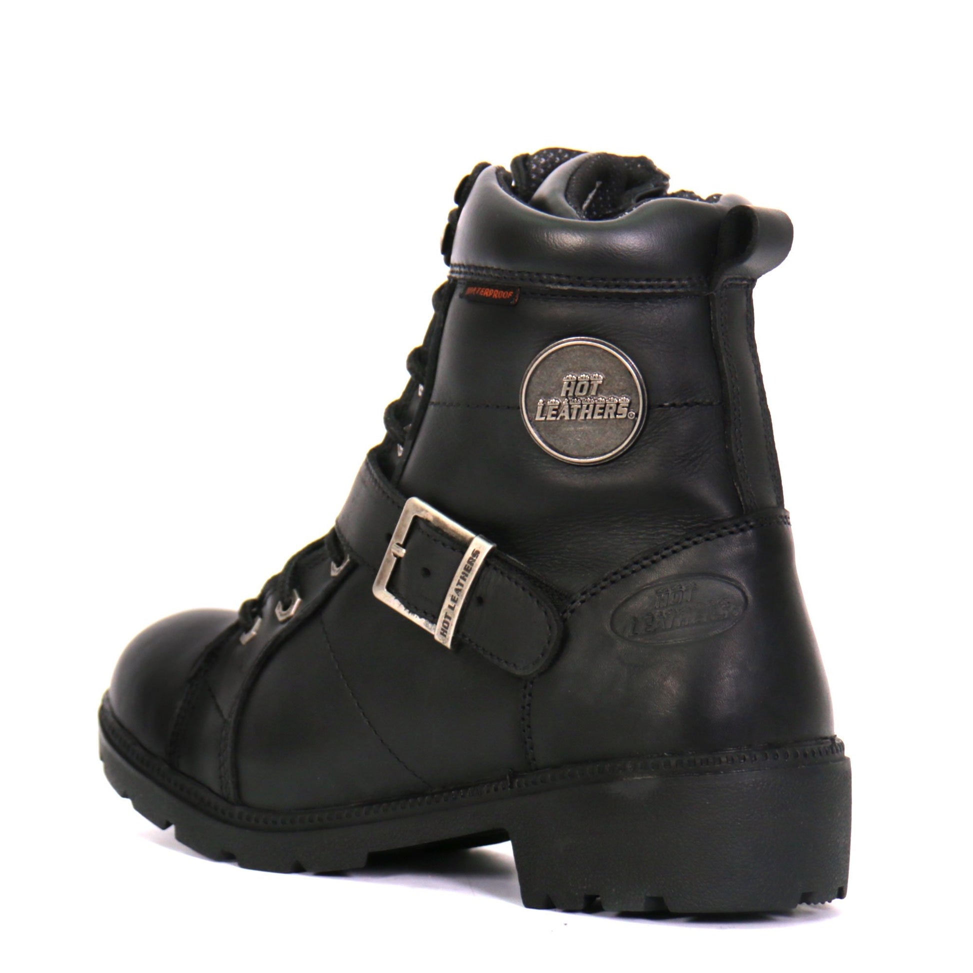 Hot Leathers Women's Road Siren Black Lace-Up Boots, BTL1004