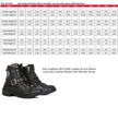 Hot Leathers Women's Road Siren Black Lace-Up Boots, BTL1004