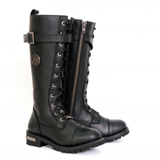 Hot Leathers Women's Midnight Rider Black Knee-High Boots, BTL1005