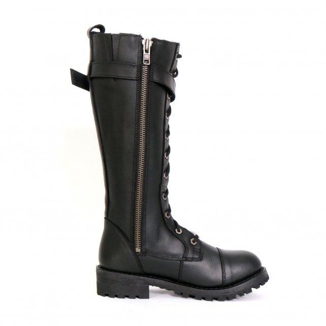 Hot Leathers Women's Midnight Rider Black Knee-High Boots, BTL1005