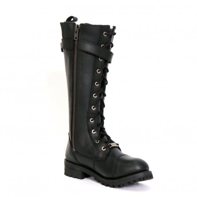 Hot Leathers Women's Midnight Rider Black Knee-High Boots, BTL1005