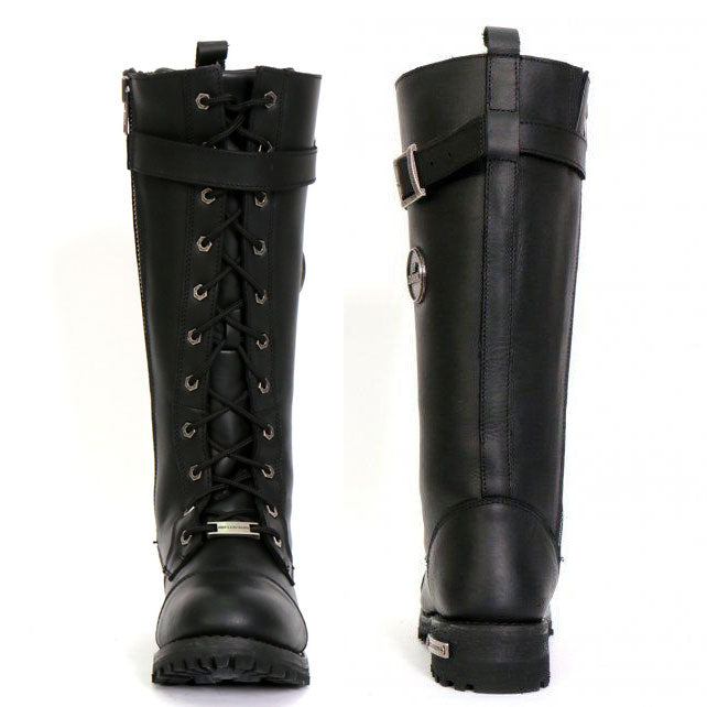 Hot Leathers Women's Midnight Rider Black Knee-High Boots, BTL1005