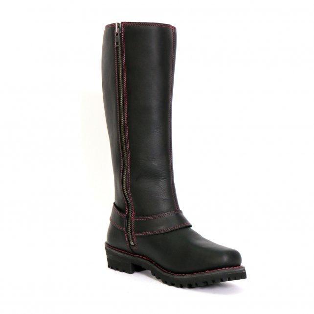 Hot Leathers Women's Black Widow Black Knee-High Boots, BTL1006