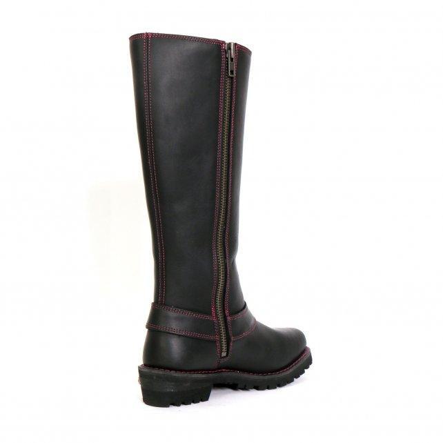 Hot Leathers Women's Black Widow Black Knee-High Boots, BTL1006