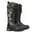 Hot Leathers Women's Wild Rose Black Knee-High Boots, BTL1007