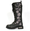 Hot Leathers Women's Wild Rose Black Knee-High Boots, BTL1007