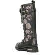 Hot Leathers Women's Wild Rose Black Knee-High Boots, BTL1007