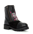Hot Leathers Women's Sugar Reaper Black Zipper Boots, BTL1009