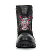 Hot Leathers Women's Sugar Reaper Black Zipper Boots, BTL1009